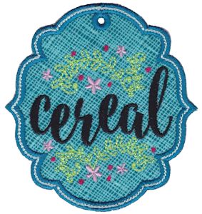 Cereal ITH Pantry Label