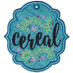 Cereal ITH Pantry Label