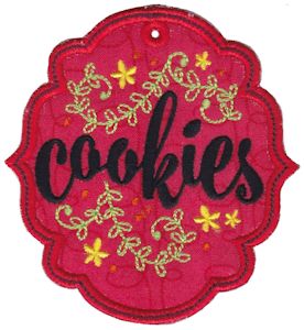 Cookies ITH Pantry Label