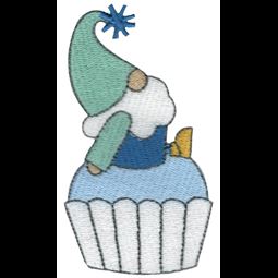 Cupcake Boy Gnome