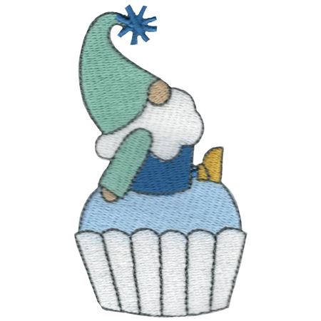 Cupcake Boy Gnome