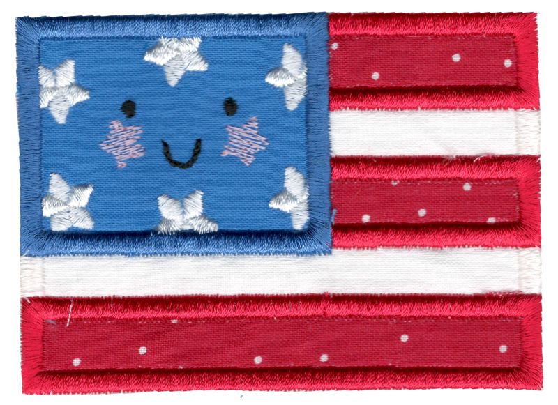 Applique American Flag
