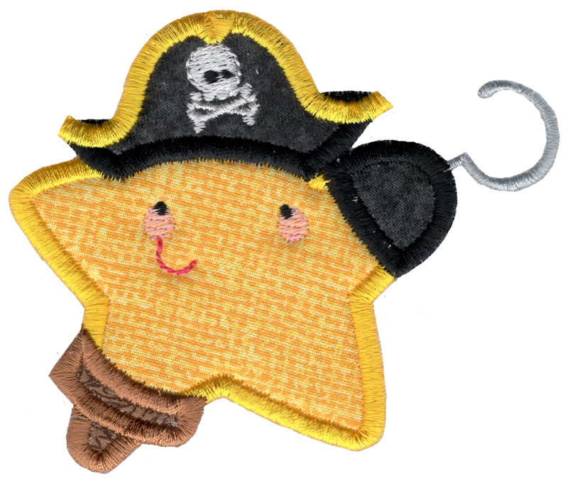 Applique Pirate Starfish