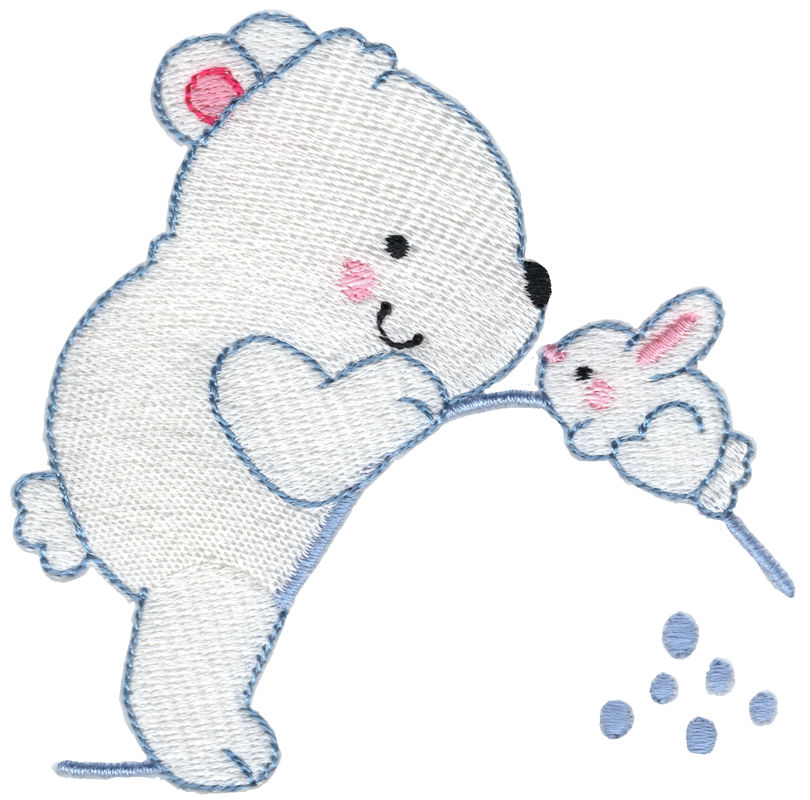 Snow Pile Polar Bear