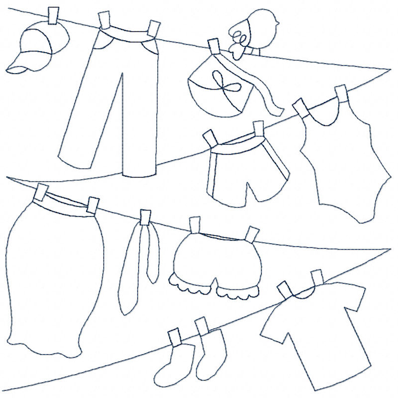 Clothesline Quilt Block