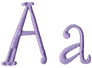 Quirky Girl Alphabet A