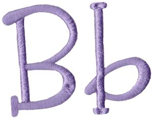 Quirky Girl Alphabet B