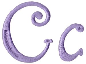 Quirky Girl Alphabet C