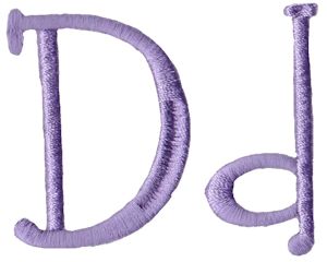 Quirky Girl Alphabet D