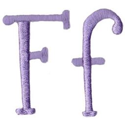 Quirky Girl Alphabet F