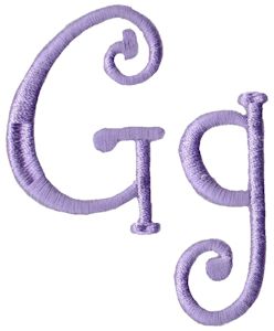 Quirky Girl Alphabet G