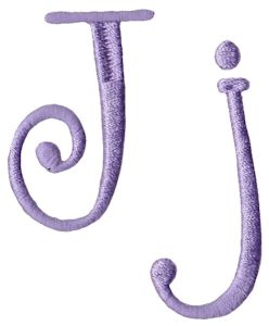 Quirky Girl Alphabet J
