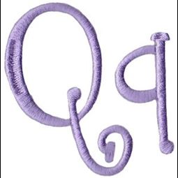 Quirky Girl Alphabet Q