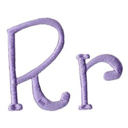 Quirky Girl Alphabet R