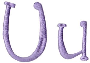 Quirky Girl Alphabet U