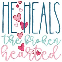 He Heals The Broken Hearted