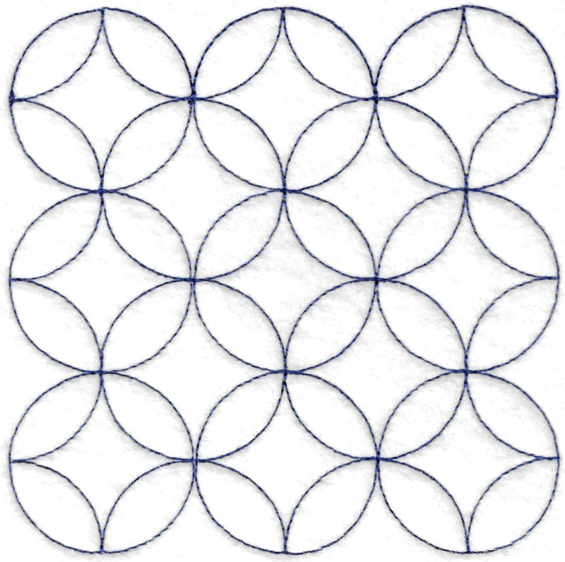 Four Petal Flower Quilt Block