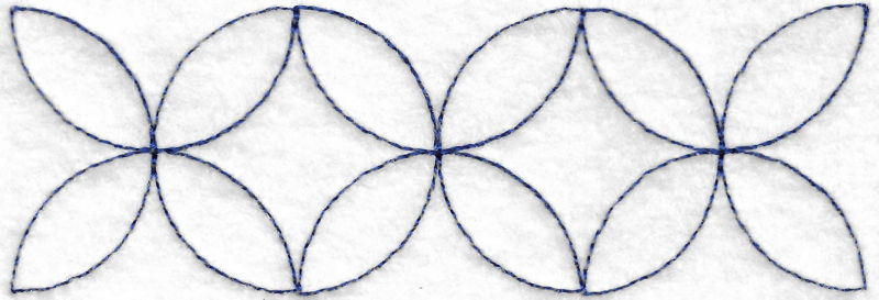 Four Petal Flower Edge