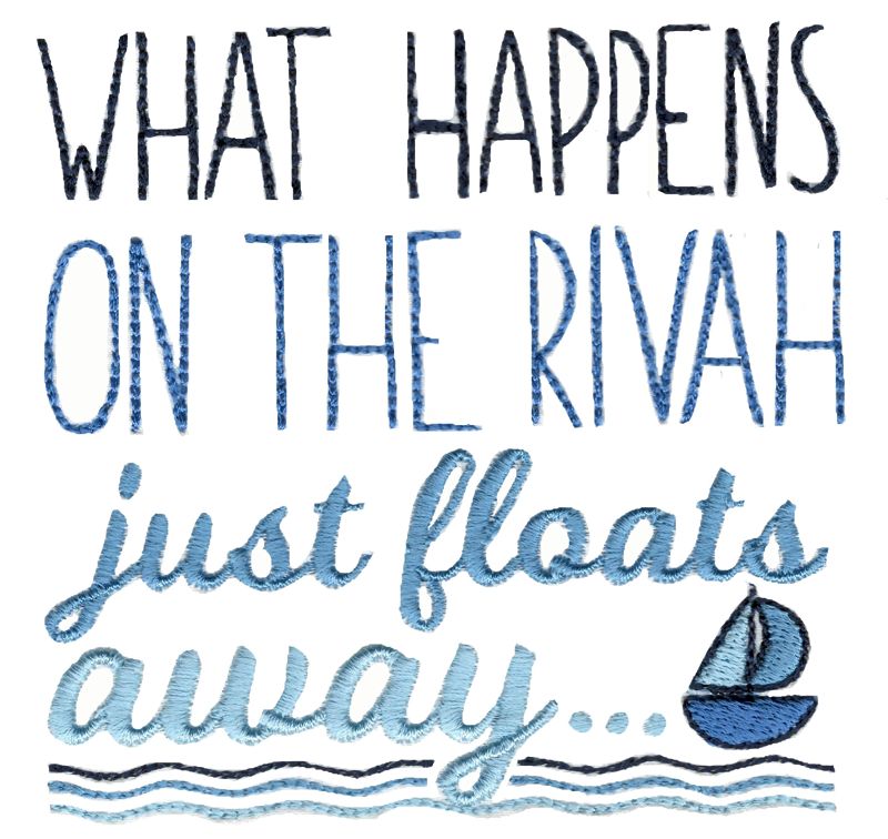 What Happens On The Rivah Just Floats Away