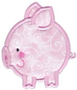 Round Animals Applique