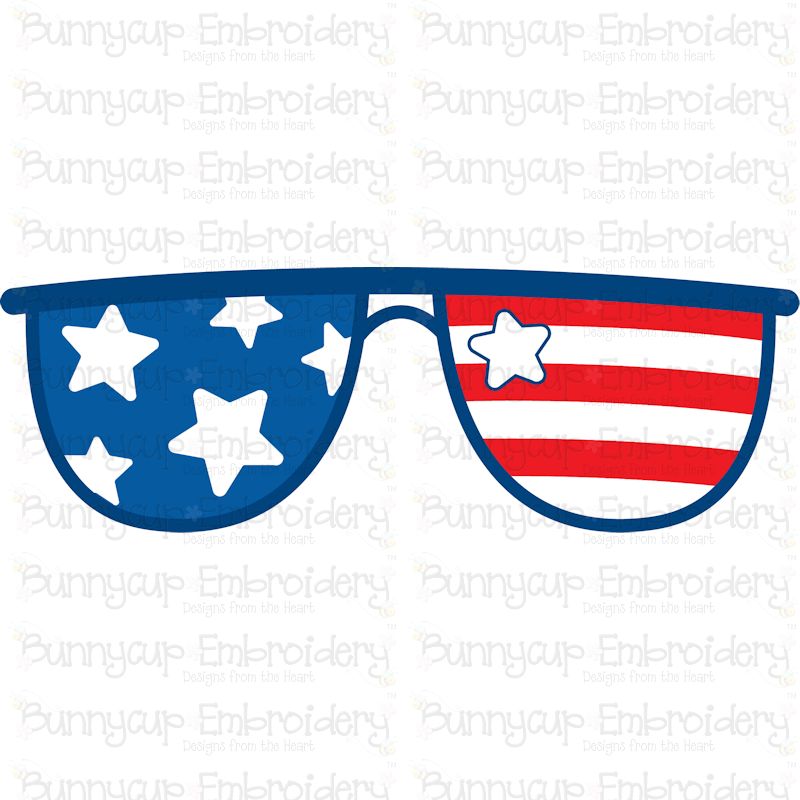 Patriotic Sunglasses SVG