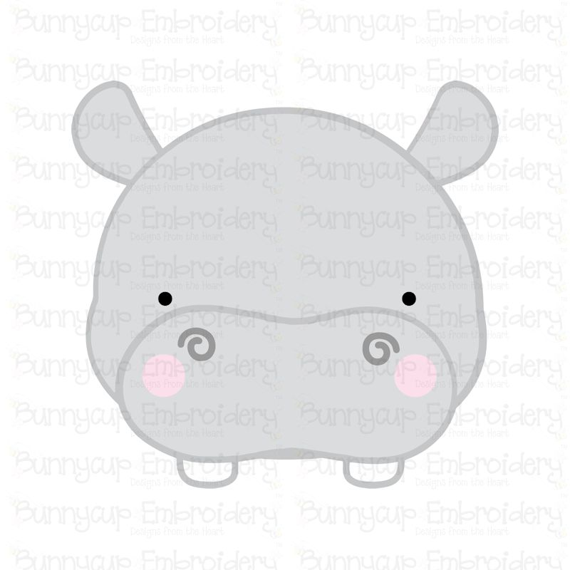 Adorable Animal Faces Hippo