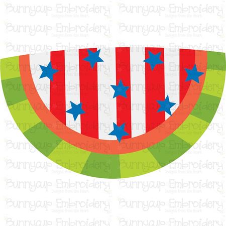 Patriotic Watermelon SVG