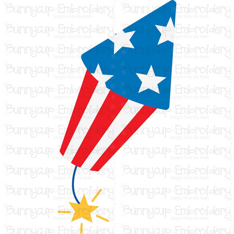 Patriotic Firecracker SVG