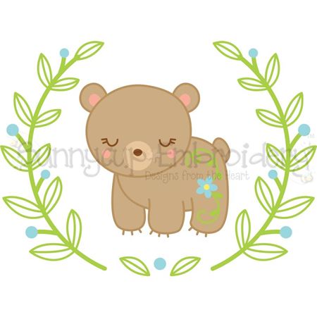 Bear Laurel SVG