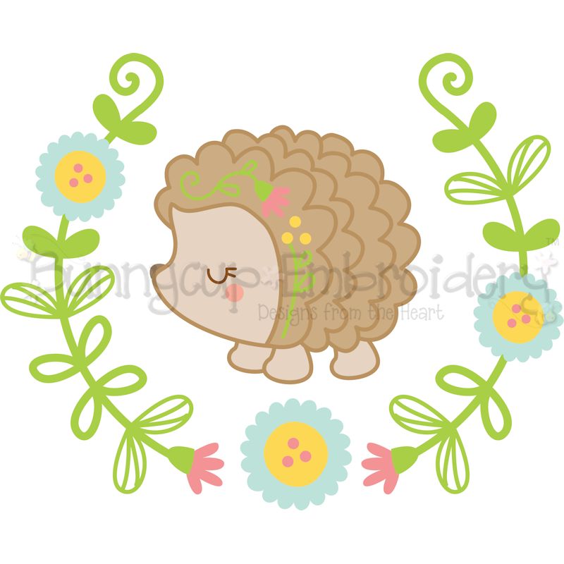 Hedgehog Laurel SVG