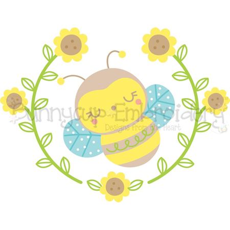 Bee Laurel SVG