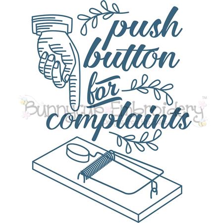 Push Button For Complaints SVG