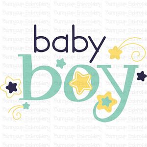 Baby Boy Sentiments SVG SVG Designs - Bunnycup Embroidery