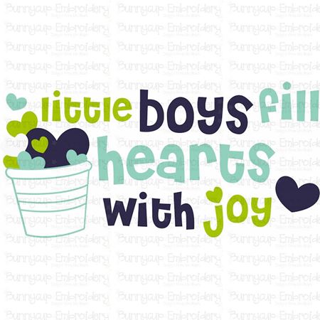Little Boys Fill Hearts With Joy SVG