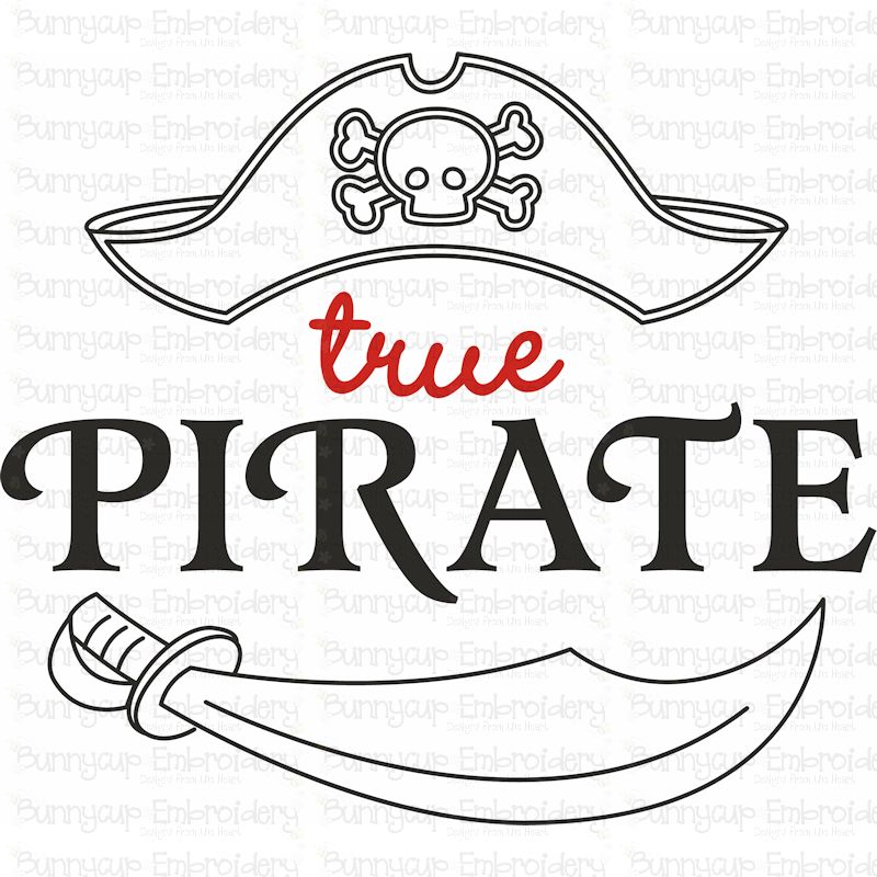 True Pirate SVG
