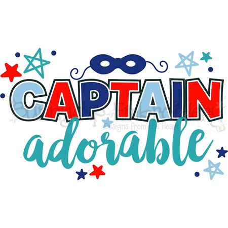 Captain Adorable SVG