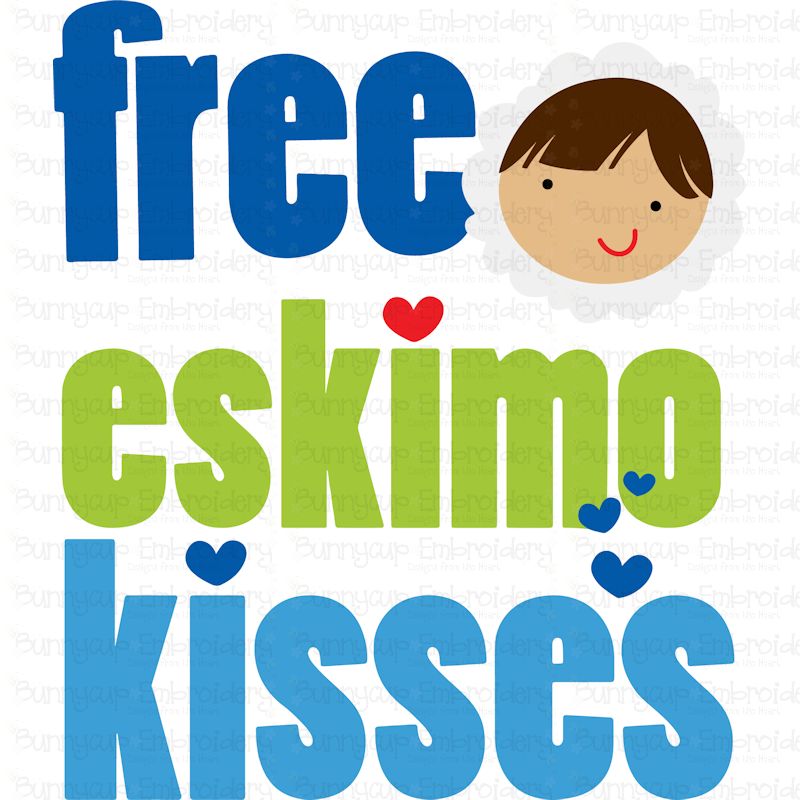 Free Eskimo Kisses SVG