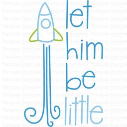Let Him Be Little SVG