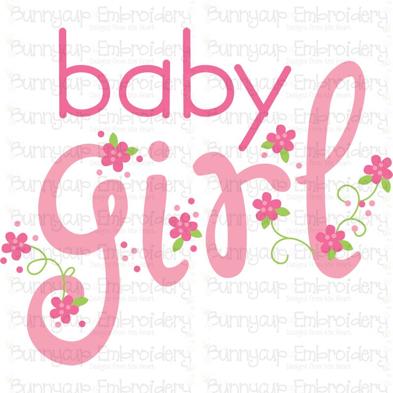Baby Girl Sentiments SVG