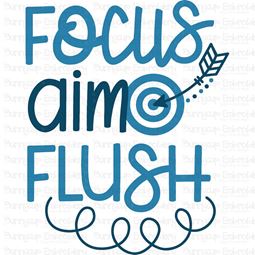 Focus Aim Flush SVG