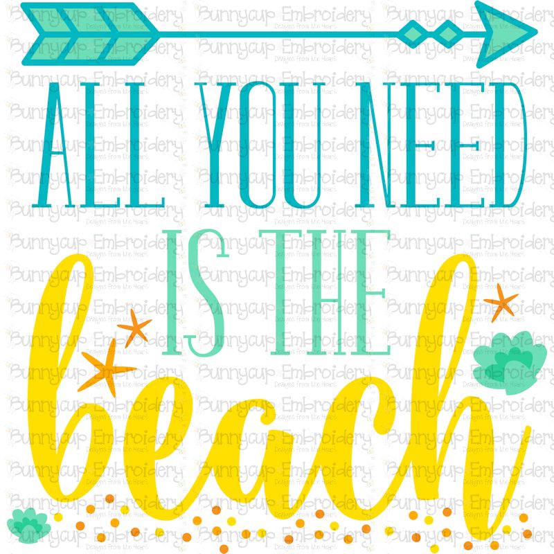 All You Need Is The Beach SVG