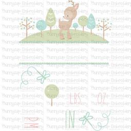 Forest Birth Announcement US pm SVG