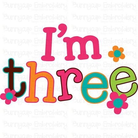 I'm Three SVG
