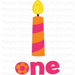 One Candle SVG