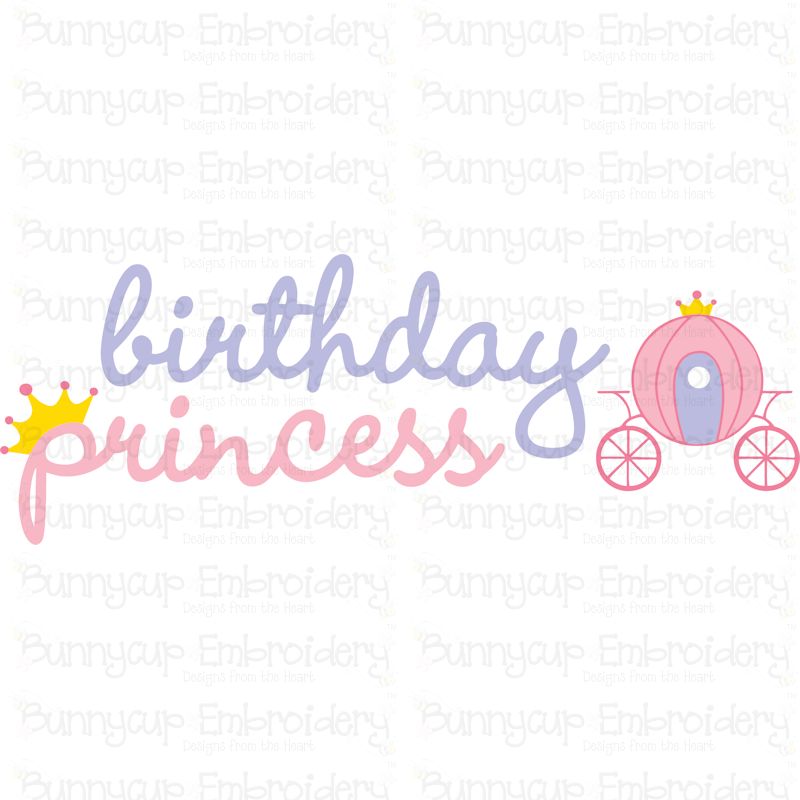 Birthday Princess SVG