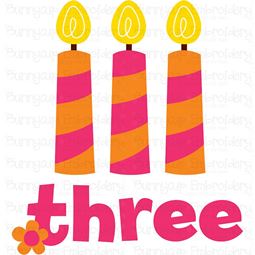 Three Candles SVG