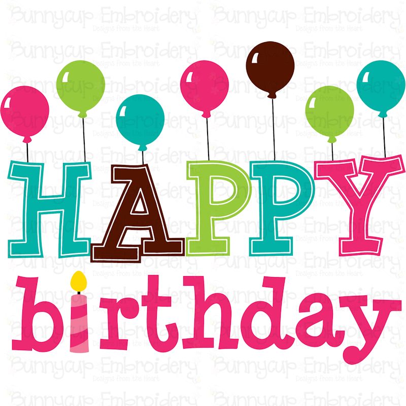 Happy Birthday SVG
