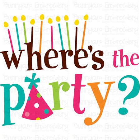 Where's The Party SVG