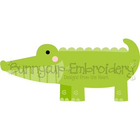 Boxy Alligator SVG