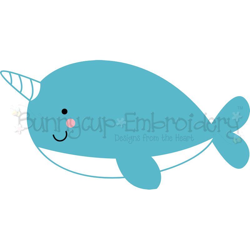 Boxy Narwhal SVG